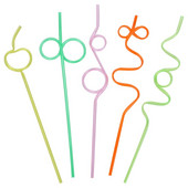 25 τμχ Twists Straws Crazy Loop Straws Καλαμάκια Πολύχρωμα καλαμάκια ποτού Μπομπονιέρα για πάρτι Προμήθειες για φεστιβάλ γάμου γενεθλίων