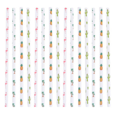 125 KOM Papir,// Stablo/ Ananas Havajske tropske slamke za zabavu (4 boje)