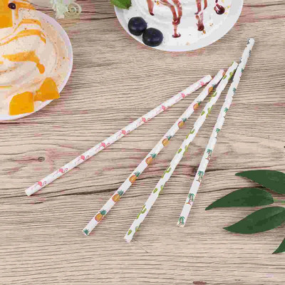 125 tk paber,// puu/ananassi Hawaii troopilise peo paberikõrred (4 värvi)