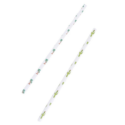 125 tk paber,// puu/ananassi Hawaii troopilise peo paberikõrred (4 värvi)