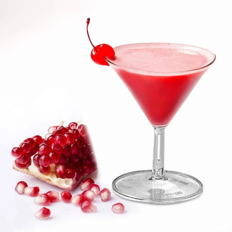 12 tk 60 ml ühekordselt kasutatav kokteiliklaas plastikust šampanja flöötide tass magustoidupidu pokaali baari joogitass mini veiniklaasist plastikust