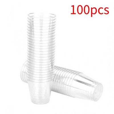 20/60/100 tk. Uued ühekordselt kasutatavad läbipaistvad plasttopsid väljas piknikule sünnipäevaköök, peolauanõud, maitsmispeoklaasid