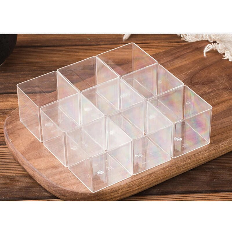 5/10/20 tk 60 ml plastikust jõuluväljaku magustoidutopsid Plastikust jogurtivahud magustoidu koogitops Jõulupeo tarvikud