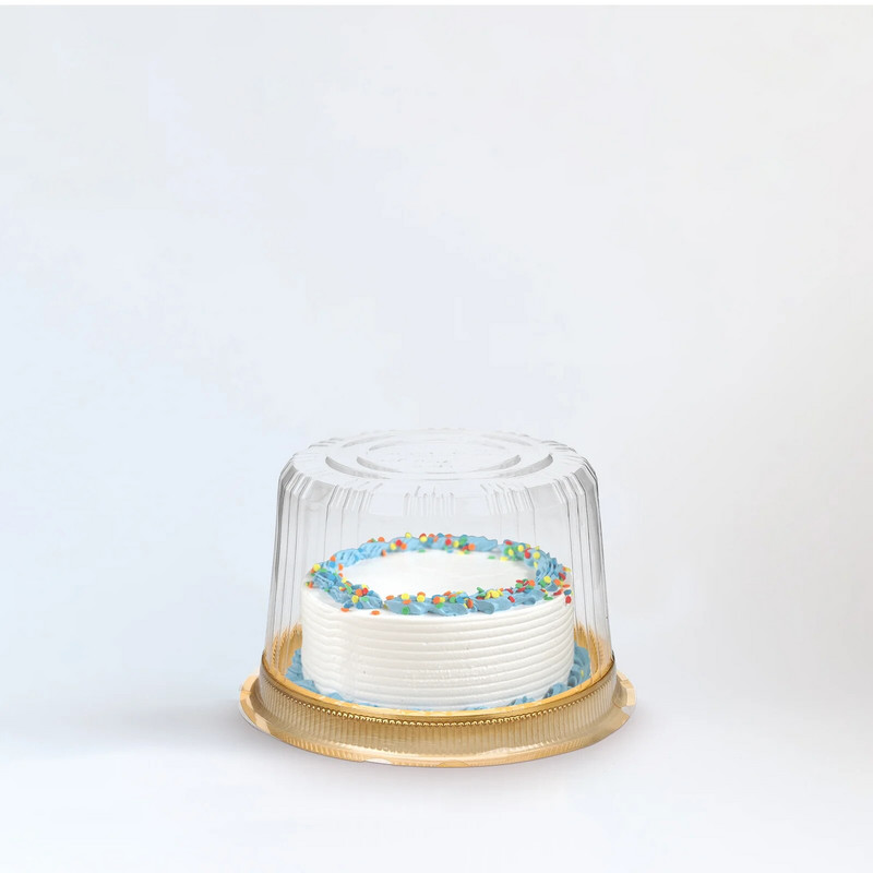 20 db műanyag tortatartó tetővel, kerek, átlátszó tortahordozó tartó