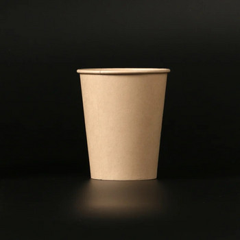 Υψηλής ποιότητας χαρτί μιας χρήσης Kraft Φλιτζάνι γάλα Φλιτζάνι καφέ Χοντρό αξεσουάρ ποτού Προμήθειες πάρτι