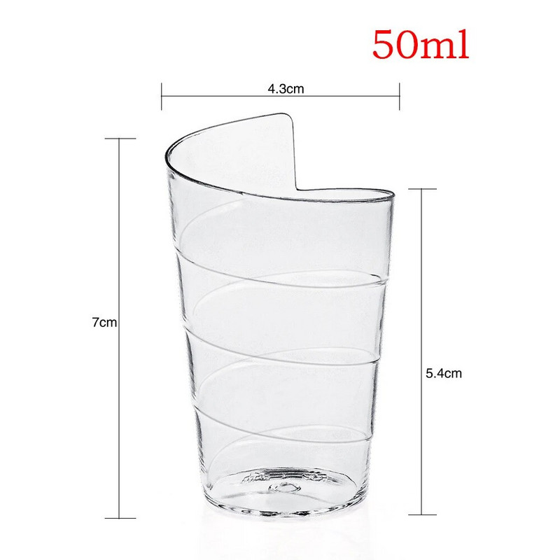 50 tk plasttops ühekordselt kasutatavad ümmargused magustoidutopsid, läbipaistev toidukonteiner tarretisjogurtivahu magustoidu küpsetamiseks