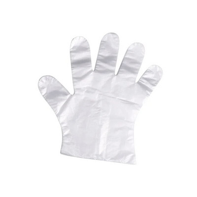 100 bucăți/cutie Mănuși de unică folosință din plastic pentru alimente, bucătărie, restaurant, grătar, fructe, legume, mănuși din PE, accesorii de frumusețe pentru mese