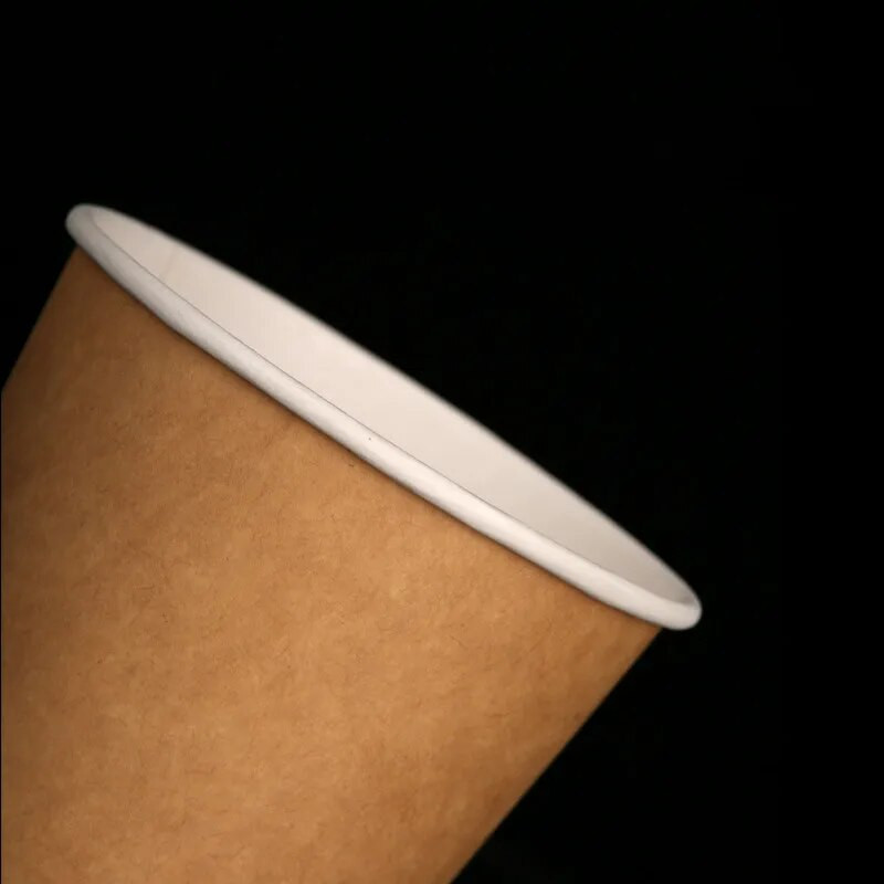 50 tk/pakk 250 ml puhtavärviline pabertops Ühekordselt kasutatav kohvitass Paks teetass kuuma joogitopsi peotarbed Aktsepteeri Kohanda