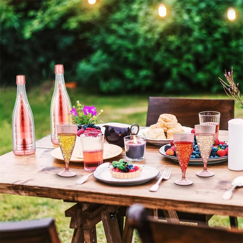 6 vnt skaidraus vyno taurės kieto plastiko daugkartinio naudojimo stiklinių rinkiniai, skirti lauko kelionėms stovyklavimui ant grotelių kasdieniams vakarėliams kokteilių puodeliai