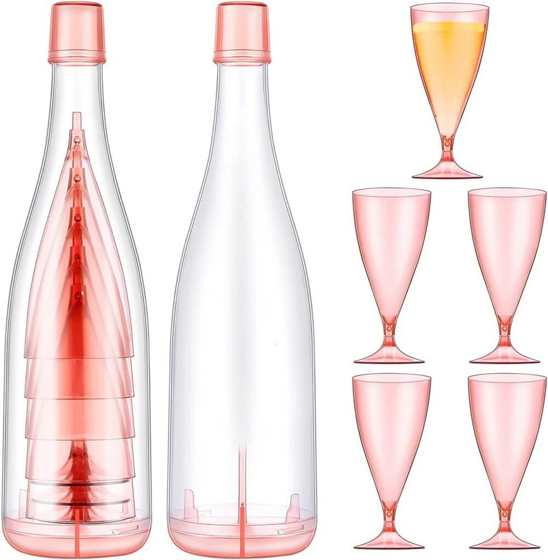 6 vnt skaidraus vyno taurės kieto plastiko daugkartinio naudojimo stiklinių rinkiniai, skirti lauko kelionėms stovyklavimui ant grotelių kasdieniams vakarėliams kokteilių puodeliai