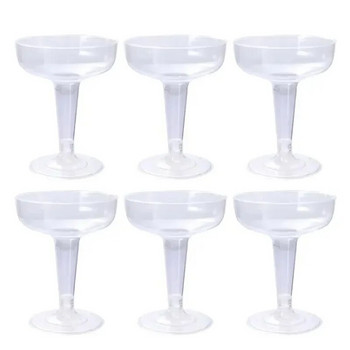 Πλαστικά φλάουτα σαμπάνιας, μίας χρήσης, Πλαστικά ποτήρια σαμπάνιας για πάρτι, Glitter Cup, 130ml, 45τμχ