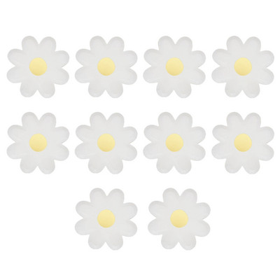 10 vnt / rinkinys 7 colių col. stiliaus vienkartiniai kūrybingi, mieli, maži, margalapio formos popieriniai lėkštės Vaikų gimtadienio nešiojamieji stalo reikmenys