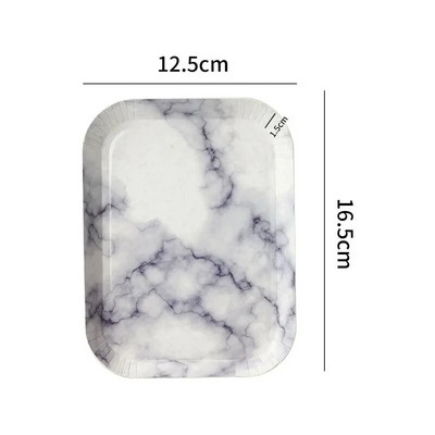 10 tk ühekordselt kasutatavad pabertaldrikud majapidamises kasutatavad marmorist paberist koogipabertaldrik Premium magustoidu puuviljataldrik peo grillitarbed