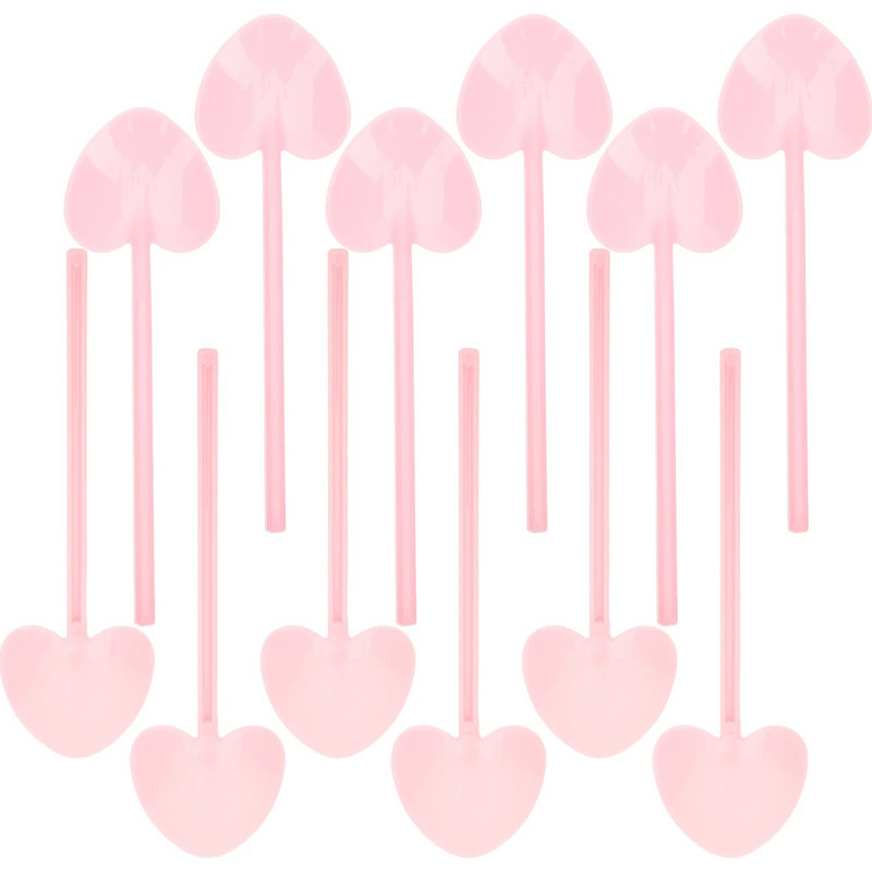 100 kom. Žlica za pjenu Plastične žlice Torta za zabave za jednokratnu upotrebu Posuđe za jelo Deserti Sladoled