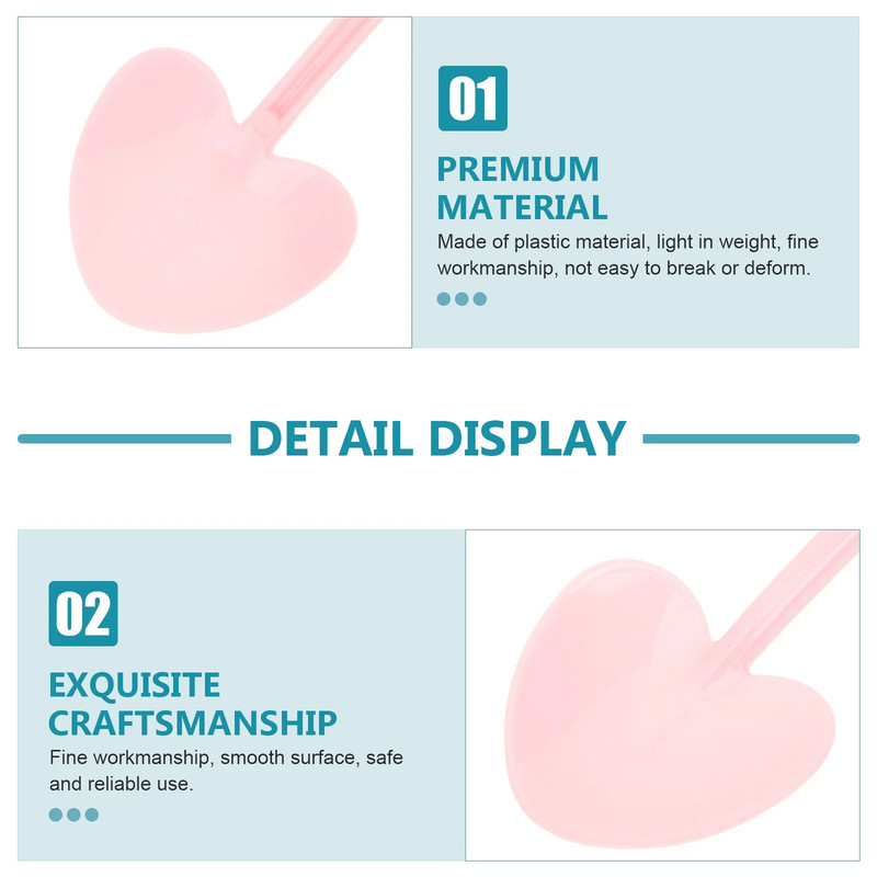 100 kom. Žlica za pjenu Plastične žlice Torta za zabave za jednokratnu upotrebu Posuđe za jelo Deserti Sladoled