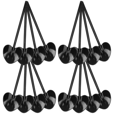 100 τμχ Πλαστικό κέικ κουταλιού για πάρτι Κουτάλια για επιδόρπιο κουτάλια πουτίγκα Κουτάλια για πάρτι