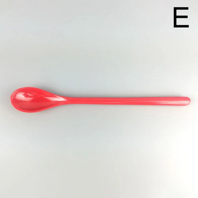 Plastikinis ilgų kotų arbatos maišymo šaukštas kavos maišymo šaukštas vaikams vaikams šaukštas desertinis pyragas arbatinis šaukštelis maišymo lazdelės virtuvės stalo reikmenys