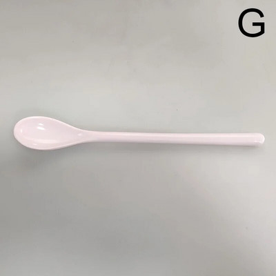Plastikinis ilgų kotų arbatos maišymo šaukštas kavos maišymo šaukštas vaikams vaikams šaukštas desertinis pyragas arbatinis šaukštelis maišymo lazdelės virtuvės stalo reikmenys