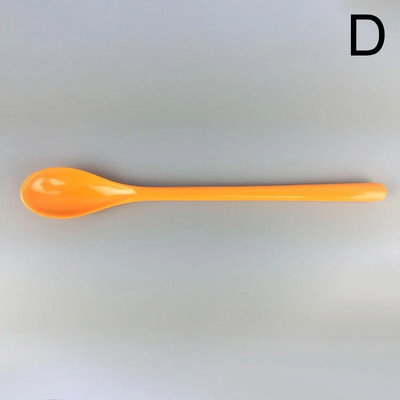 Plastikinis ilgų kotų arbatos maišymo šaukštas kavos maišymo šaukštas vaikams vaikams šaukštas desertinis pyragas arbatinis šaukštelis maišymo lazdelės virtuvės stalo reikmenys