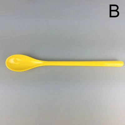 Plastikinis ilgų kotų arbatos maišymo šaukštas kavos maišymo šaukštas vaikams vaikams šaukštas desertinis pyragas arbatinis šaukštelis maišymo lazdelės virtuvės stalo reikmenys