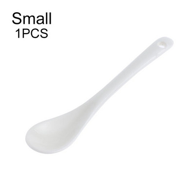 Ilga rankena Imitacija Keramika Arbatos šaukštelis Porcelianinis Kava Cukrus Desertinis Šaukštai Vaikams Sriubos Kaušelis Virtuvės Stalo reikmenys Stalo reikmenys