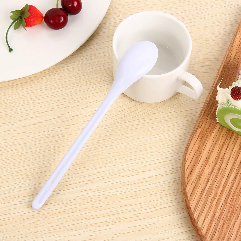 Ilga rankena Imitacija Keramika Arbatos šaukštelis Porcelianinis Kava Cukrus Desertinis Šaukštai Vaikams Sriubos Kaušelis Virtuvės Stalo reikmenys Stalo reikmenys