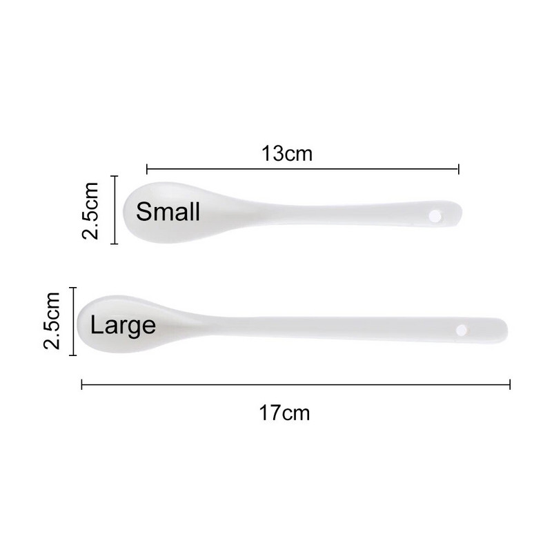 Ilga rankena Imitacija Keramika Arbatos šaukštelis Porcelianinis Kava Cukrus Desertinis Šaukštai Vaikams Sriubos Kaušelis Virtuvės Stalo reikmenys Stalo reikmenys