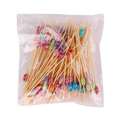 100 pakelių vakarėlių keksiukų vaisių šakutės pyragaičių desertų kokteilių dantų krapštukai 3 stiliai