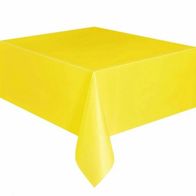 1PC plastikust ühekordselt kasutatav ühevärviline laudlina sünnipäevapidu pulmade jõulupüha