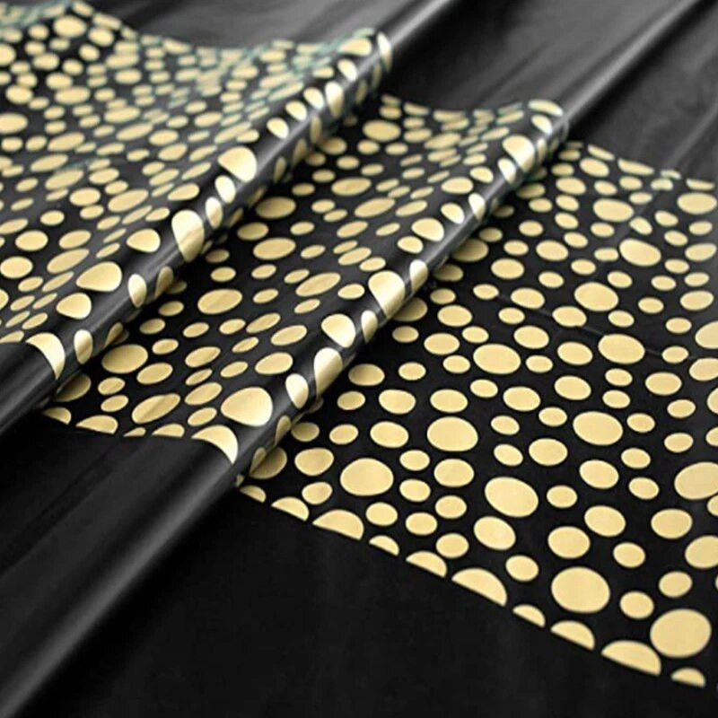 Față de masă de unică folosință 137x274cm Față de masă aurita cu puncte de aur roz