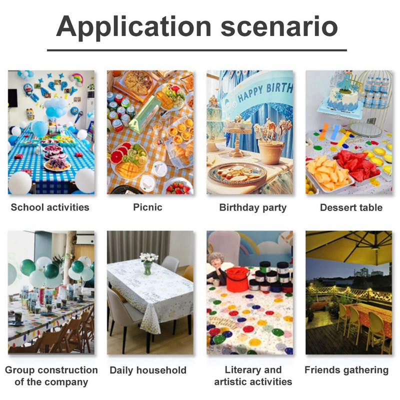 Rainbow navlaka za stol Rainbow pravokutni ukrasni Rainbow stolnjak Višekratna vodootporna navlaka za stol Praktična otporna na ulje