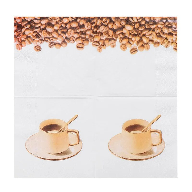 20 τεμ/συσκευασία Επιδόρπιο τσαγιού Ώρα για καφέ Έντυπο Παιδικό Διακόσμηση πάρτι γενεθλίων Χαρτιά χαρτοπετσέτας εστιατορίου