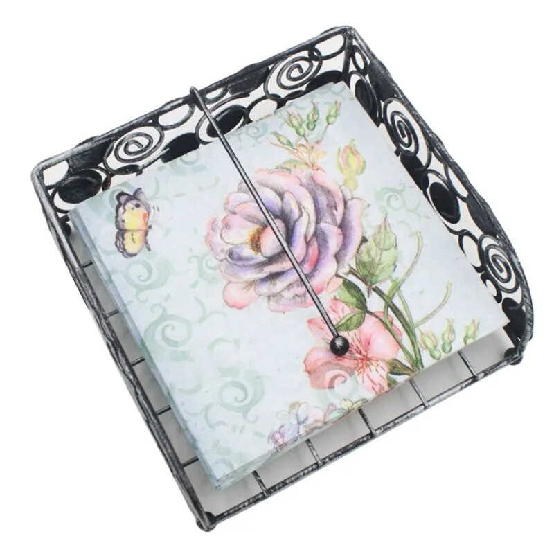 20PCS/Pakiranje 33cm*33cm Cvijeće Beauty Design Papirnate salvete Posuđe za kafiće i zabave Salvete za dekupaž Dekorativni papir