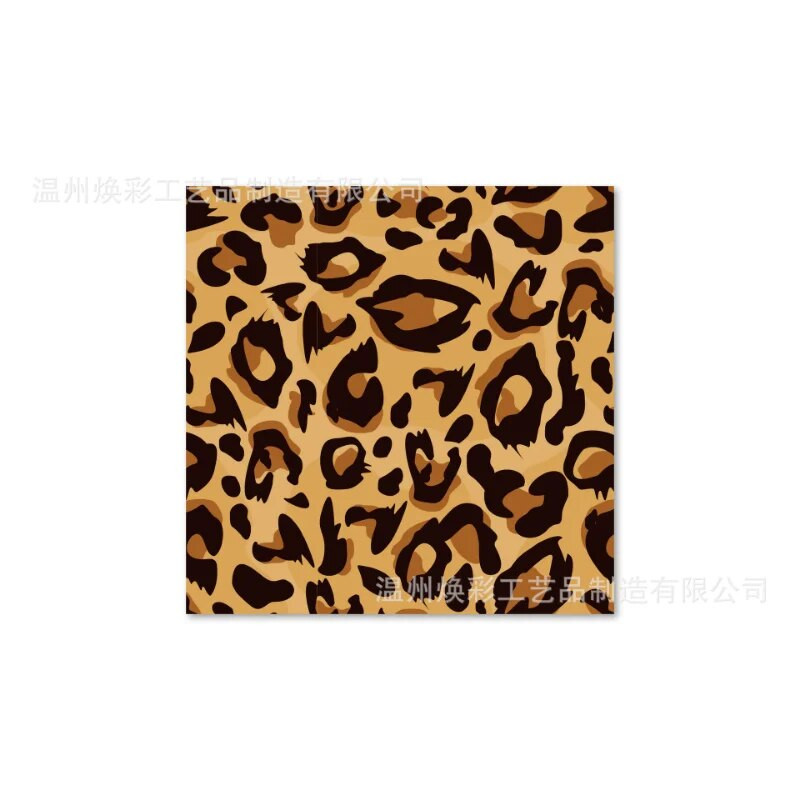 20 lapų Džiunglių Safari Gyvūnų Spausdinti Servetėlės Gimtadienio Kūdikių Dušo vakarėlio reikmenys Tigro Leopardo Zebra Stripes Popierinė servetėlė