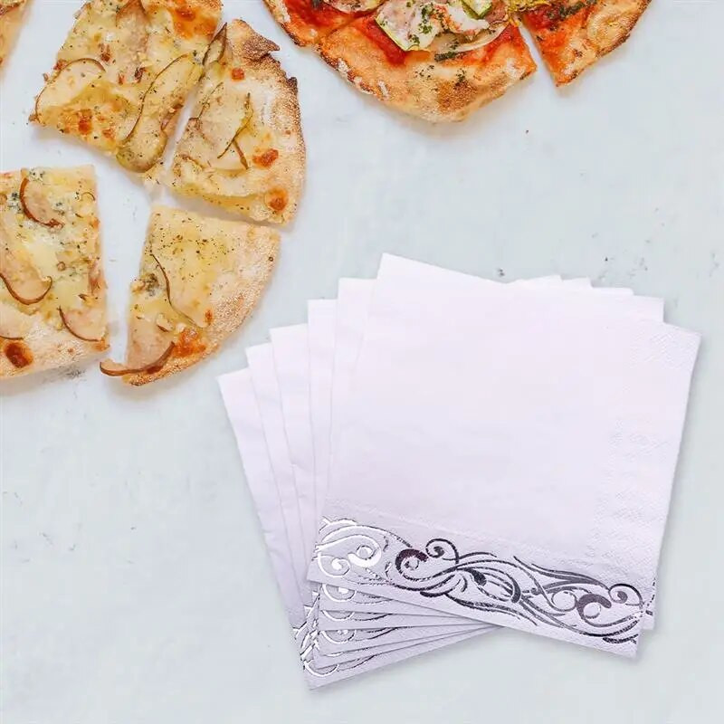 50 tk. Salvrätik Dekoratiivsed Salvrätikud Kangas Salvei Rohelised Peotarbed Kaunistused Festivali ühekordne paber