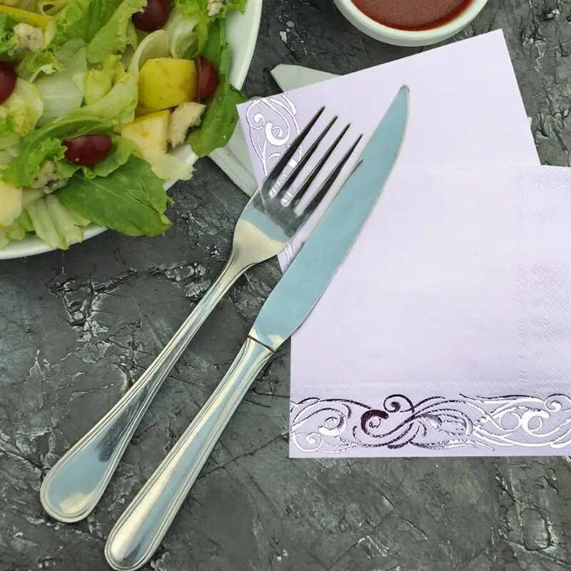 50 tk. Salvrätik Dekoratiivsed Salvrätikud Kangas Salvei Rohelised Peotarbed Kaunistused Festivali ühekordne paber