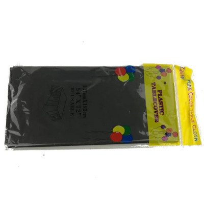 1tk Plastikust ühekordne peolaudlina ühevärviline ristkülikukujuline kirjutuslaudriie dekoor Pulmade jõulud Köögi lauakate 137x183cm