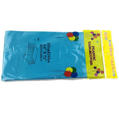 1tk Plastikust ühekordne peolaudlina ühevärviline ristkülikukujuline kirjutuslaudriie dekoor Pulmade jõulud Köögi lauakate 137x183cm