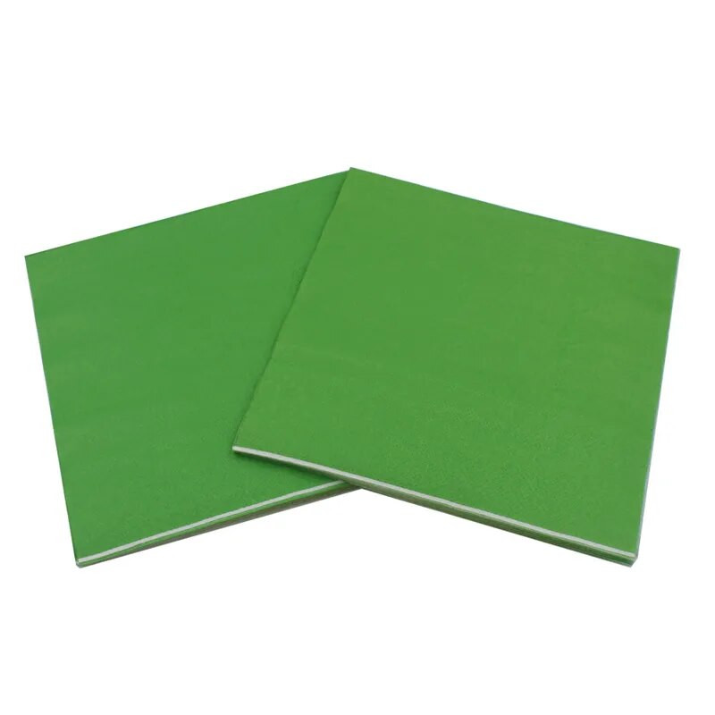 20 tk/pakend ühevärviline ühekordne laud õhtusöök salvrätikud salvrätikud paberid lauanõud peokaunistuseks