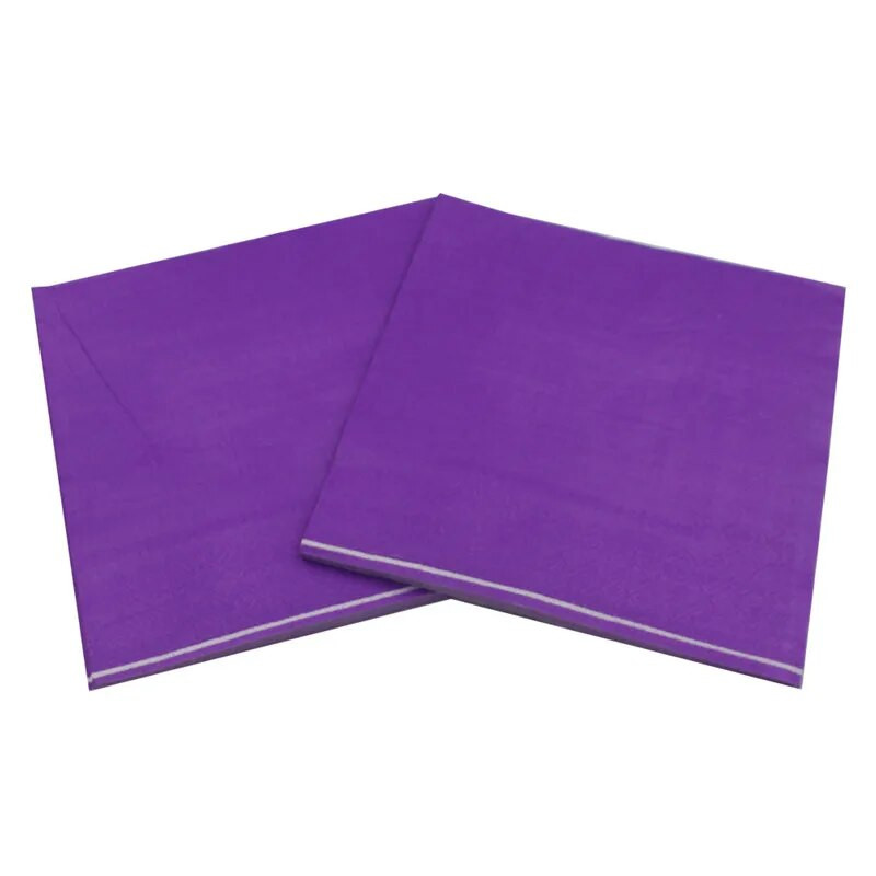 20 tk/pakend ühevärviline ühekordne laud õhtusöök salvrätikud salvrätikud paberid lauanõud peokaunistuseks