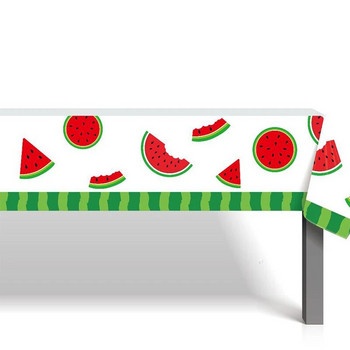 130*220cm Πορτοκάλι/Φράουλα/ανανά Τραπεζομάντιλο μιας χρήσης καρπούζι/λεμόνι Κάλυμμα τραπεζιού για φρούτα Προμήθειες για πάρτι γενεθλίων