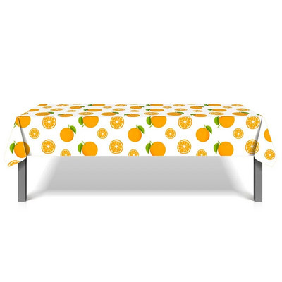 130*220cm Apelsinų/braškių/ananasų vienkartinė staltiesė arbūzas/citrina Stalo užtiesalas vaisiams Gimtadienio reikmenys