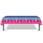 130*220cm női ritmikus gimnasztika eldobható terítő születésnapi dekor kempingszőnyeg asztaltakaró baba zuhany parti kellékek