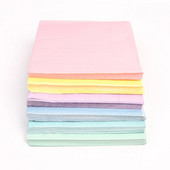 20tk Macaron pastellpaberist salvrätikud Roosad kommid Baby Shower Lapsed Ükssarvik Sünnipäevapeolaua kaunistus Pulmalauanõud 33*33cm