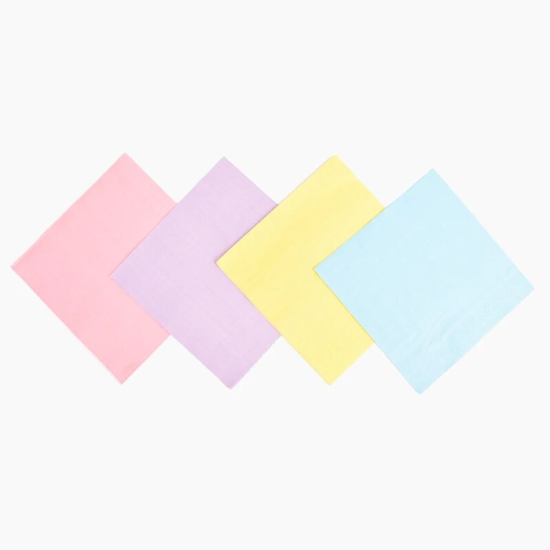 20tk Macaron pastellpaberist salvrätikud Roosad kommid Baby Shower Lapsed Ükssarvik Sünnipäevapeolaua kaunistus Pulmalauanõud 33*33cm