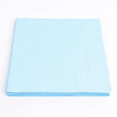 20 kom/lot Papirnate salvete pastelnih boja Ružičasto/plave Baby Shower Rainbow Unicorn Party Decorations Dječji rođendan Vjenčanje 33*33 cm