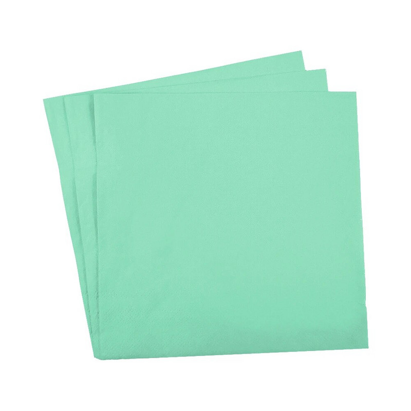 20 komada papirnatih ručnika za jednokratnu upotrebu Dekoracije za rođendanske zabave Dječje salvete za zabavu Vjenčanje Potrepštine za uređenje doma Tema boja za zabavu