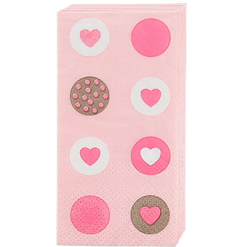 10 vnt Spalvingos mielos šuns pėdsakų nosinaitės servetėlės Popierius Patogus kišeninis tualetas servetėlės kavos viešbučio vestuvių vakarėlio dekoravimas