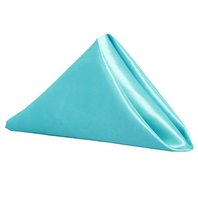 50cmx50cm kvadratinės satino stalo servetėlės Minkšta nosinaitė Romantiškos vestuvės banketų staltiesės vakarienės dekoravimo servetėlės pagal užsakymą