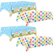 Stolnjak s temom uskršnjeg zeko jaja za djecu Jednokratni pravokutni pokrivač za stol Dekoracija za rođendansku zabavu Stolnjak pribor Dekor